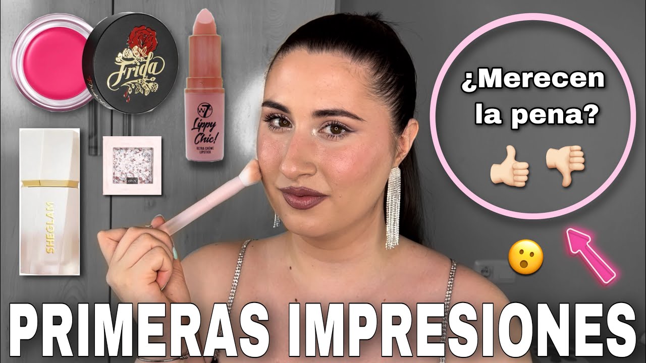 PRIMERAS IMPRESIONES DE MAQUILLAJE ¿Merecen la pena?🤔| Sheglam, Lefties, W7…😱