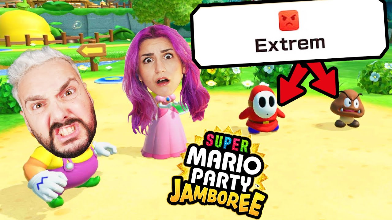 KAAN & DANIA spielen SUPER MARIO PARTY JAMBOREE, ABER GEGEN EXTREM SCHWERE GEGNER! Es wird schlimm..