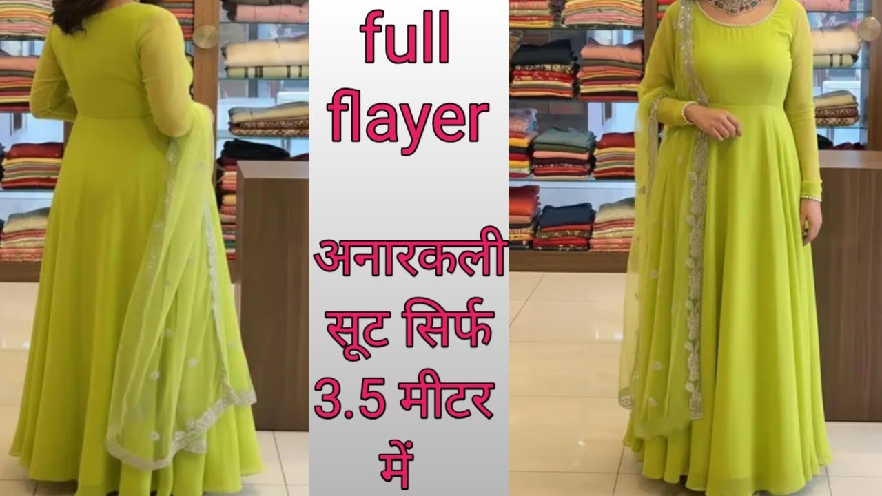 Trending Anarkali Kurti Cutting And Stitching|Anarkali Dress Design|Anarkali frock|Anarkali kurti 