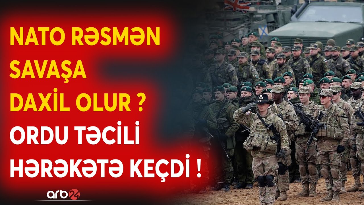 TƏCİLİ! Rusiya üçün DƏHŞƏT ANONSU: NATO ordusu HƏRƏKƏTƏ KEÇDİ - Müharibə başlayır? - CANLI