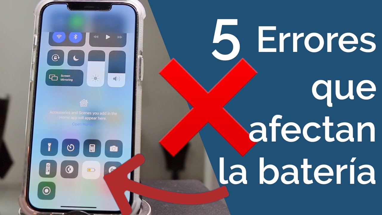 iOS 14 - 5 ERRORES QUE DAÑAN LA BATERÍA DE TU IPHONE