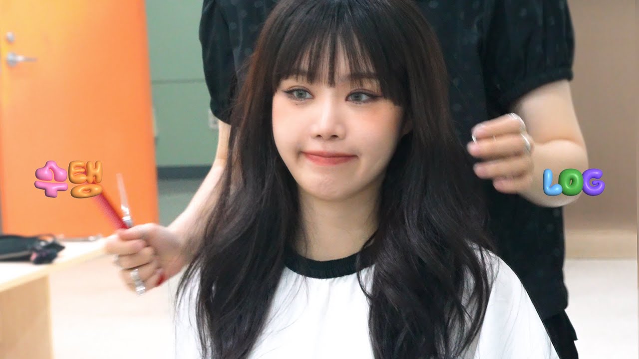 [수탱로그] 핫 걸은 너무 바쁘지만🔥+💚 | 앞머리 자를까?✂