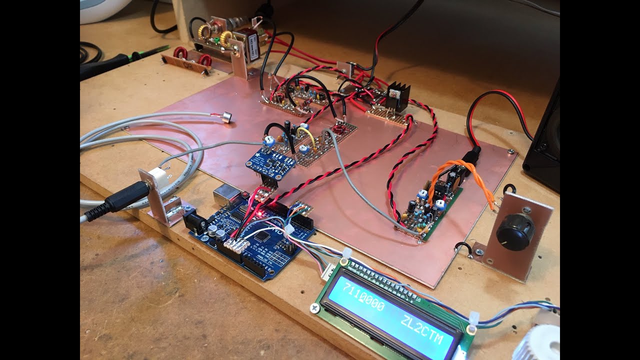 Simple Homebrew DSB-SC 80m 40m Rig: Part 6 - Mic Amp and Low Power Transmit