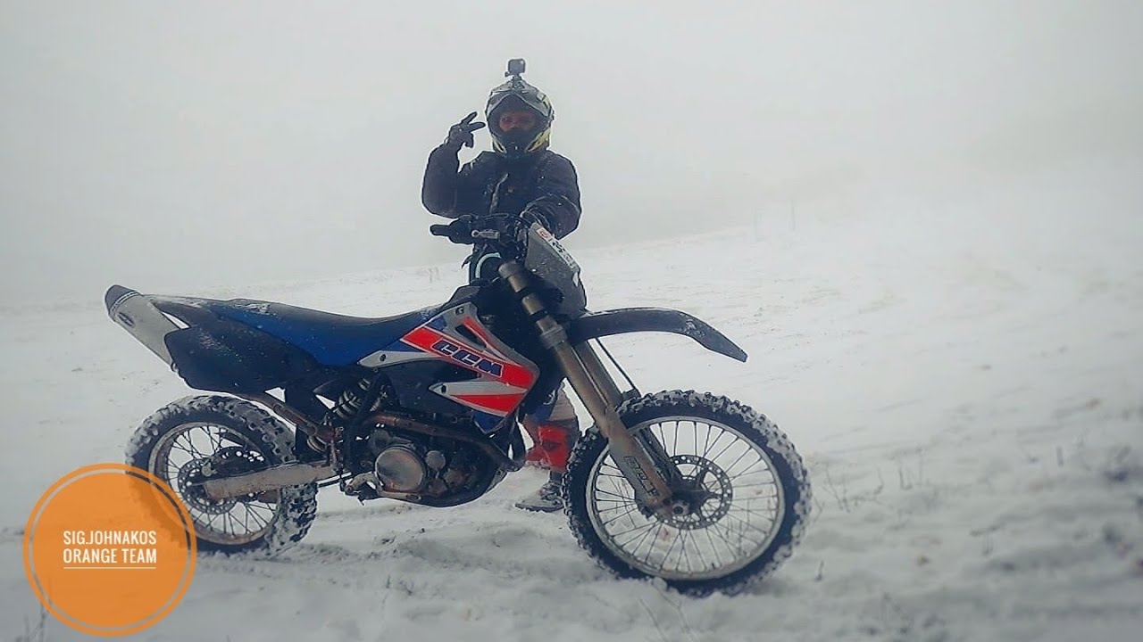 βόλτα στα χιόνια στον Υμηττό #ccm #snow #gopro #offroad