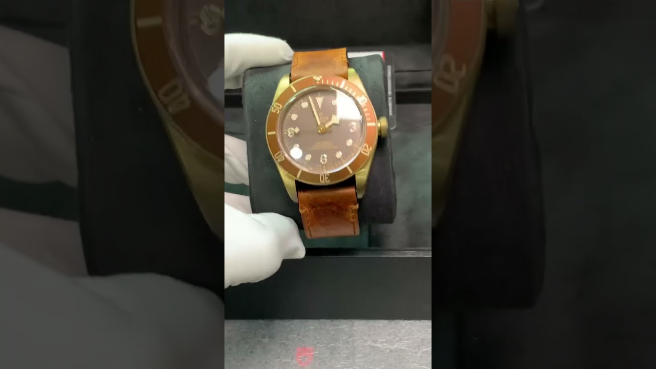 ЧАСЫ МУЖСКИЕ TUDOR HERITAGE BLACK BAY BRONZE 2016 79250BM FABRIC STRAP