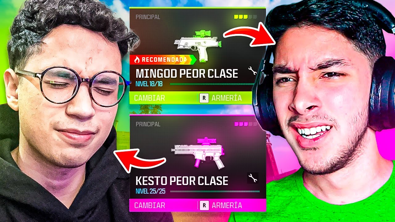 HICIMOS las PEORES CLASES de TODO WARZONE (salió bien)