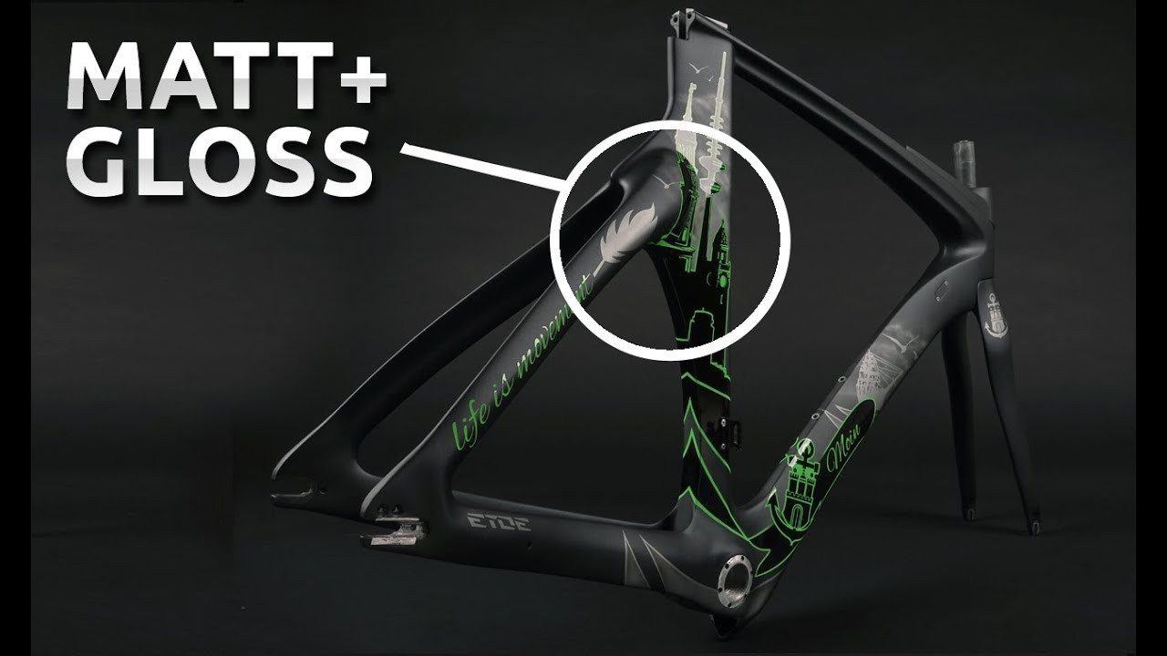 how to paint a bike matt and gloss - ETOE Designs