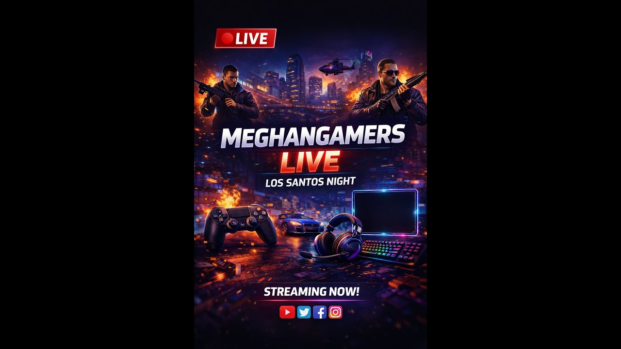 GTA V Live Gameplay 🎮 Just Chilling in Los Santos | Meghan Gamers