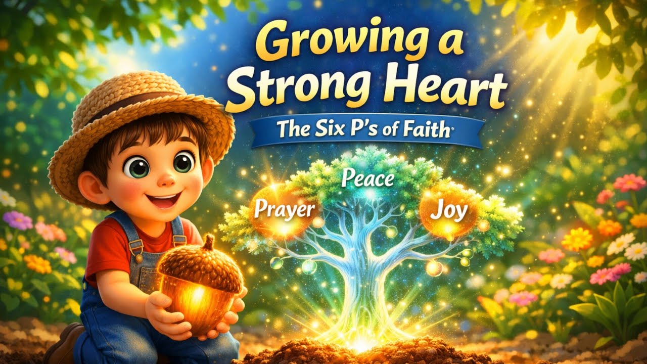 Bible Story for Kids | Growing a Strong Heart ❤️- Prayer- Peace- Joy | Grow Your Heart Garden! | 