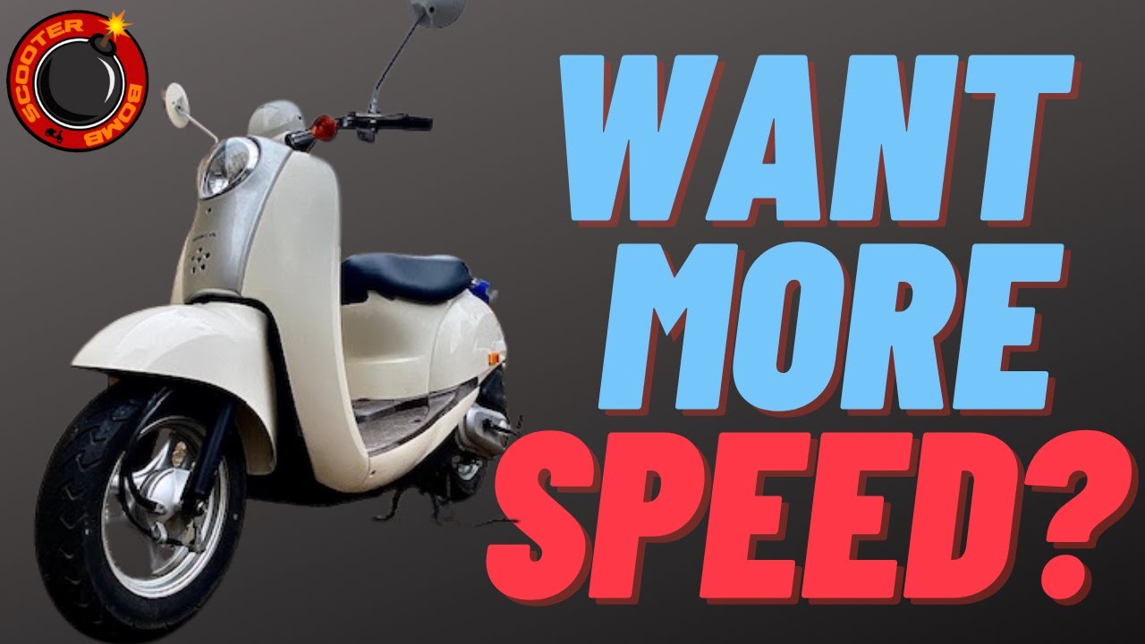 Honda Scoopy / Повышение скорости метро