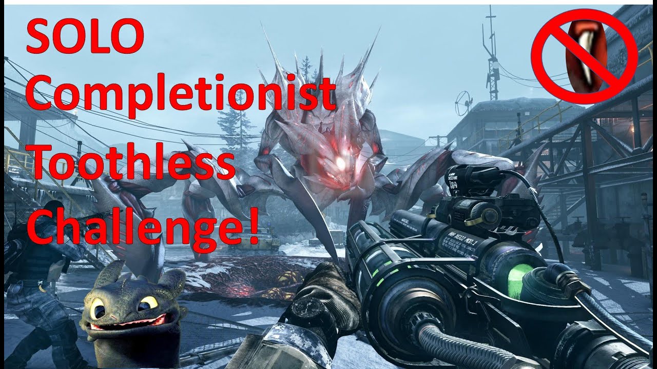 EXTINCTION - Nightfall: Solo Flawless Completionist Toothless Challenge (no arsenal upgrades)