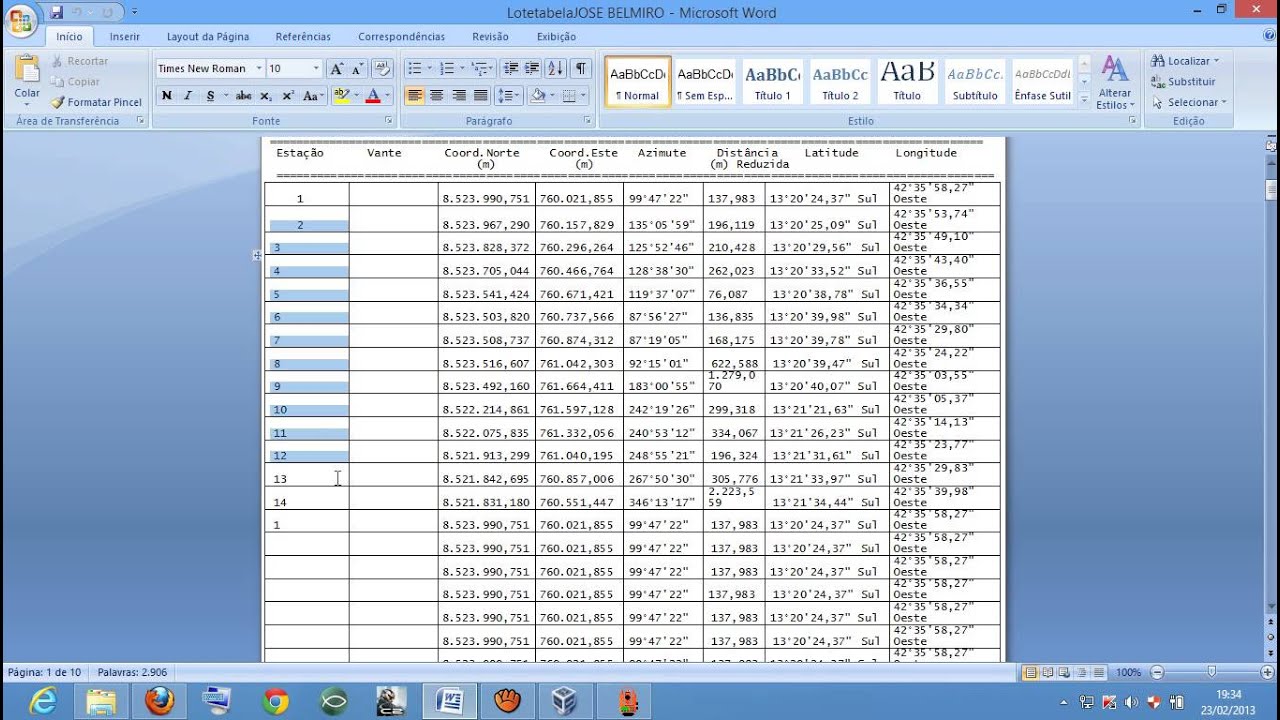23-Gerando o Memorial Descritivo no TopoGRAPH