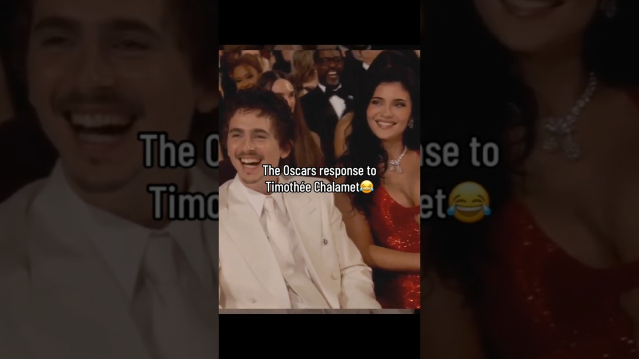 The oscars response to Timothee Chalamet after his comments on Opera and ballet 😂