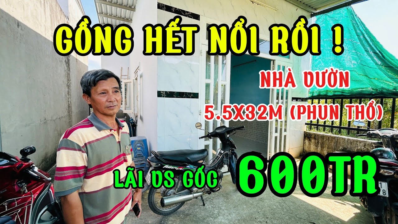 Chú Nghĩa ngộp nợ 😘vô thế bán rẻ căn nhà vườn 5.5mx32m sổ riêng full thổ. giá còn thương lượng 200tr