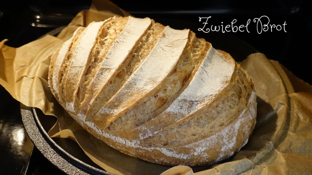 양파빵/ 무반죽/ 쿠프 성공법/ 천연발효종/ 독일일상/ Zwiebel Brot