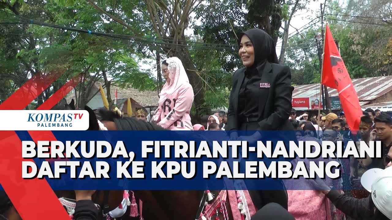 Pesta Demokrasi Berwarna, Fitrianti Nandriani Daftar ke KPU Naik Kuda