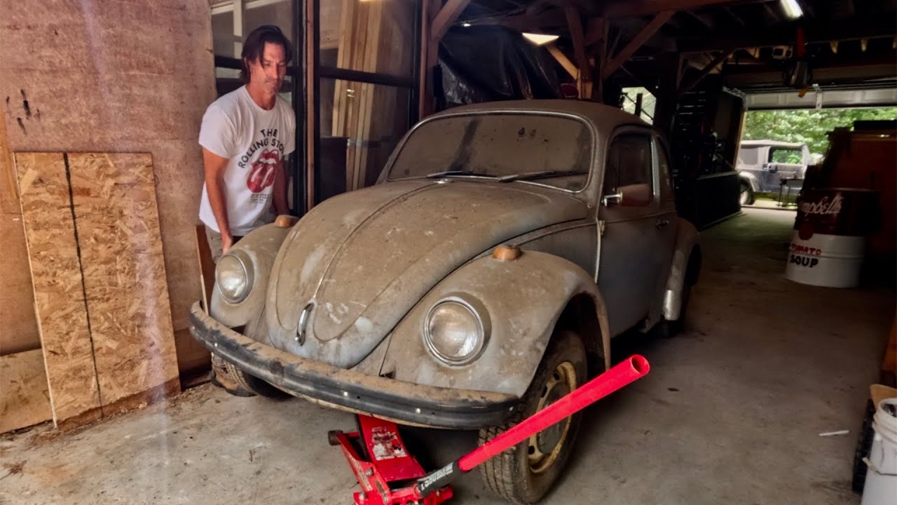 ПЕРВАЯ ВОЖДЕНИЕ ЗА 35 ЛЕТ — Barn Find VW Beetle