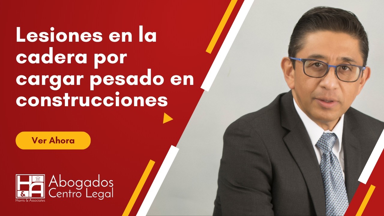 Lesiones en la cadera por cargar pesado en construcciones