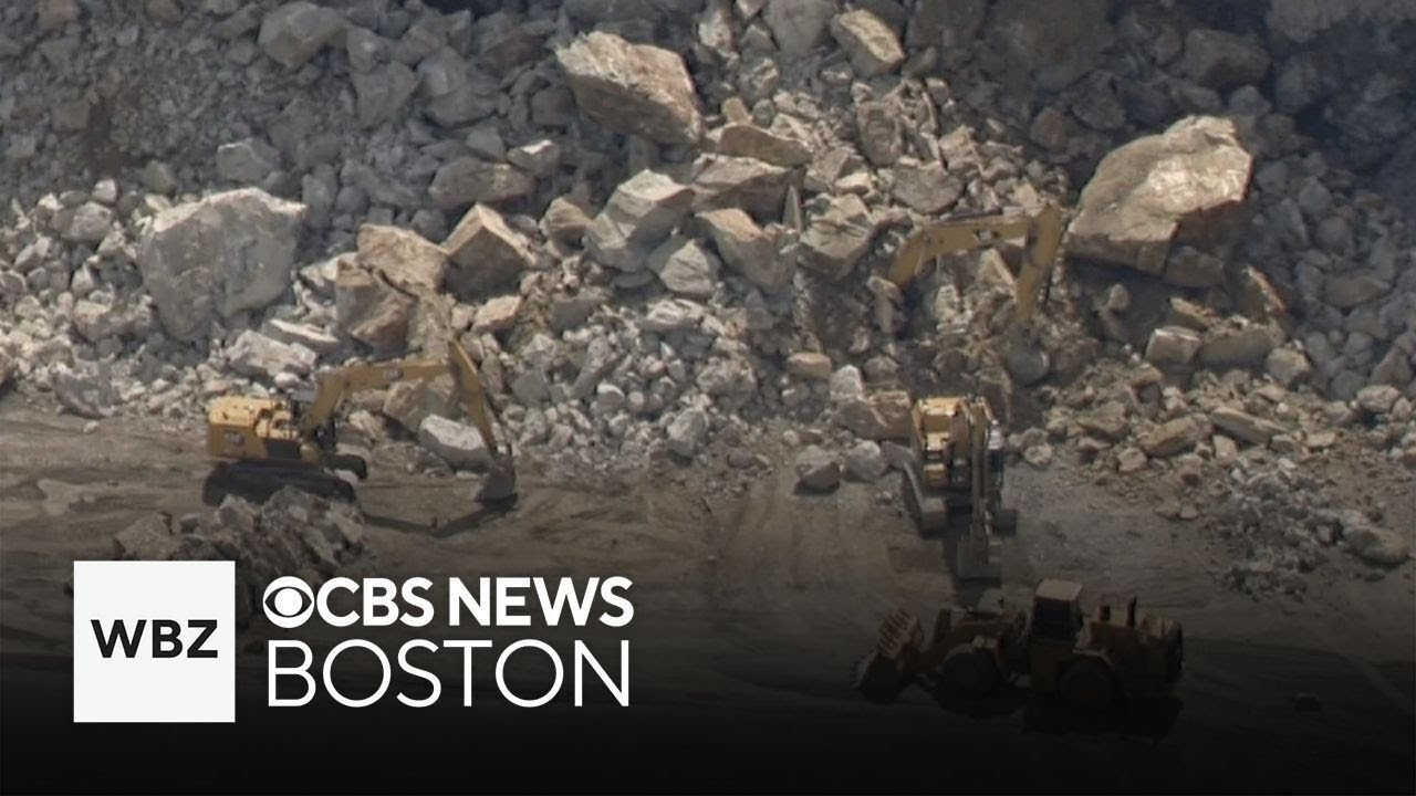 90-foot rock wall falls and kills excavator worker at Massachusetts quarry