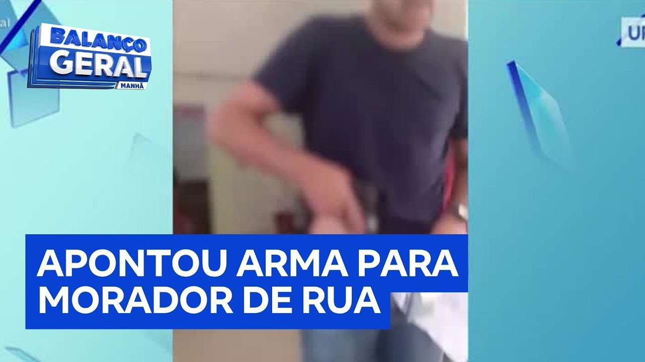 Guarda civil aponta arma para morador de rua dentro de UPA em Osasco (SP) e assusta pacientes