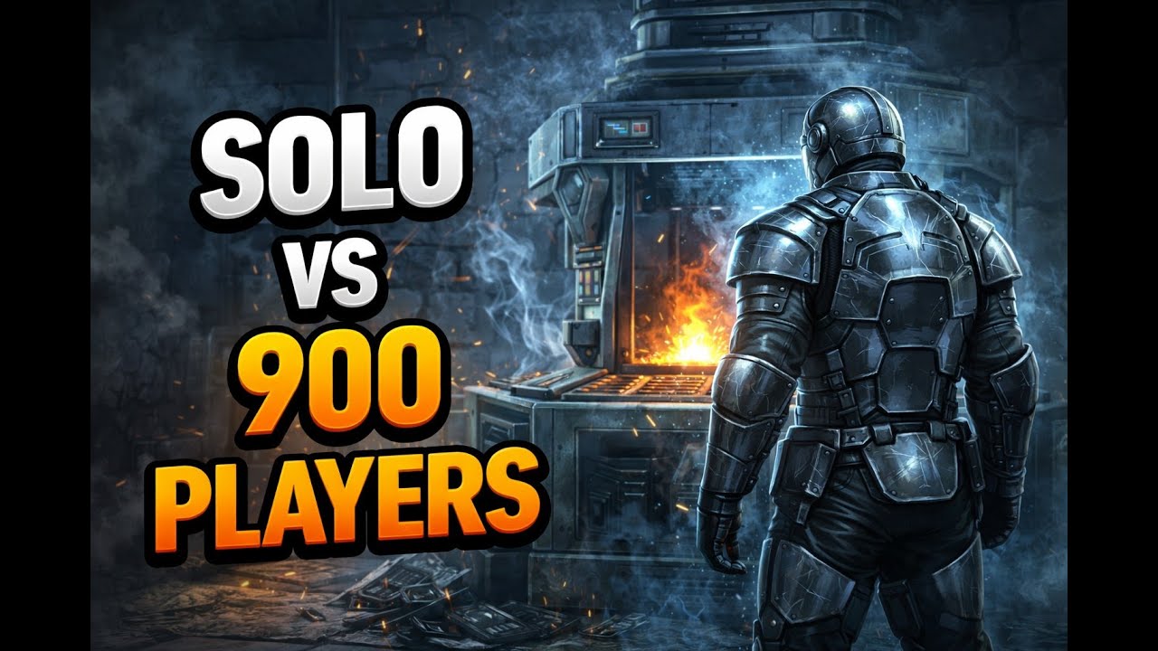 I Tried SOLO on a 900 Player Pop ARK WIPE… Here’s What Happened
