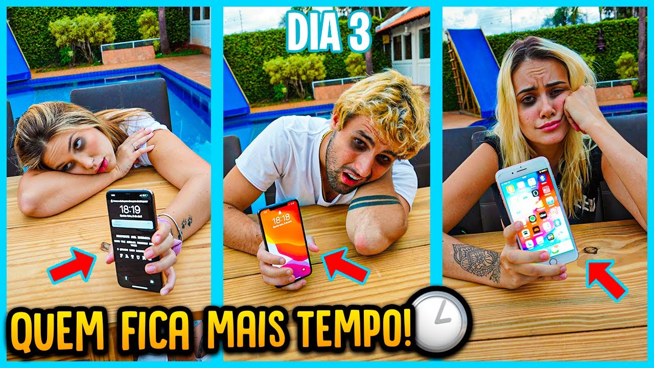 ÚLTIMO A PARAR DE USAR O CELULAR GANHA 5000R$!! ( NOVO MINI GAME ) [ REZENDE EVIL ]