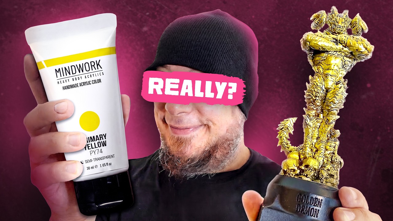 This painter claims he won Golden Demon with these paints, so I tested them (Mindworks review)