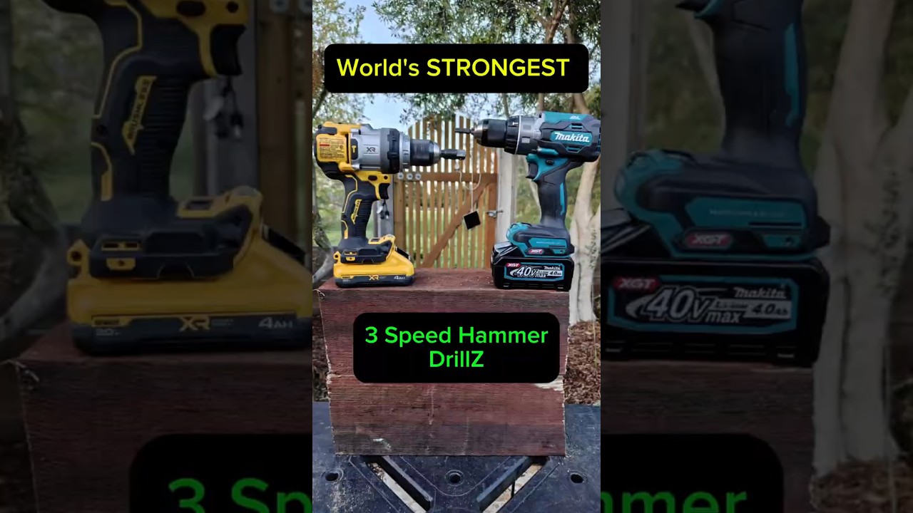 XGT Makita vs 1007 DeWalt: Baddest Drill on Earth! (Part 1)