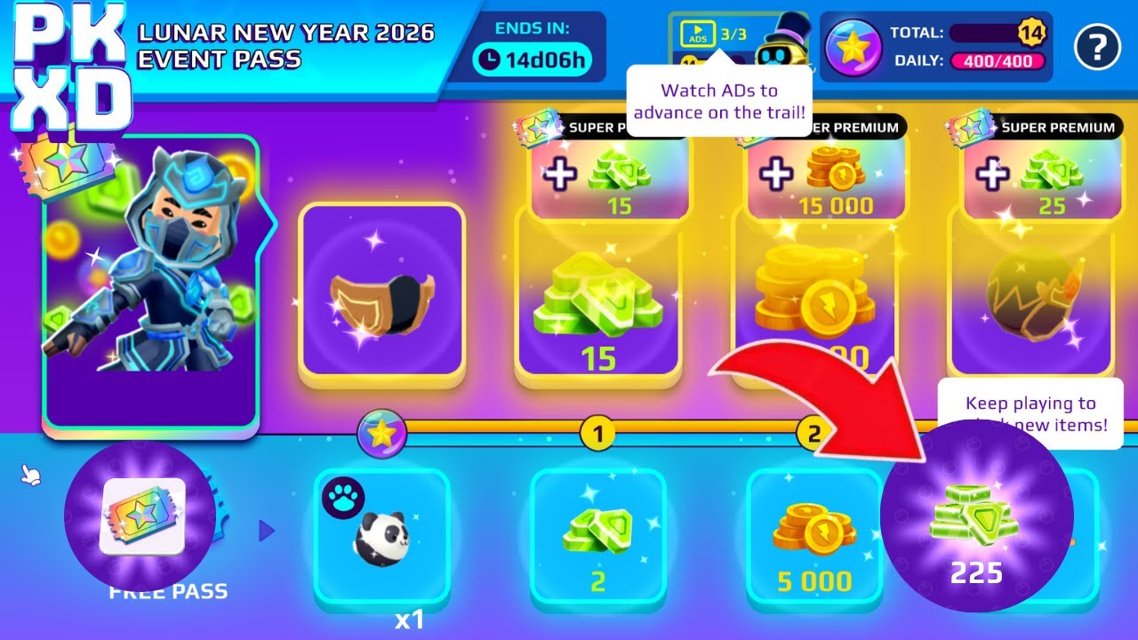 LUNAR NEW YEAR 2026 EVENT PASS 2025 PASS + BONUS