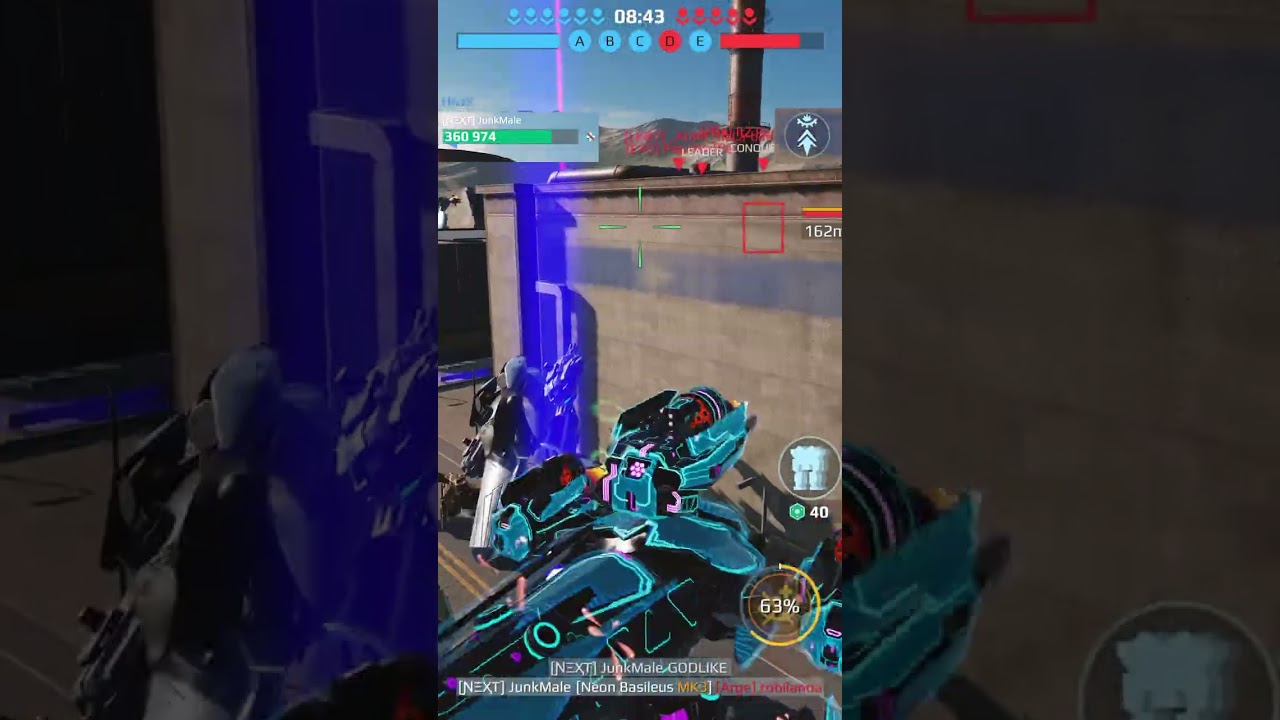 #Neon #Anaksour takes nine in the Trashplant #livinglegend #warrobots War Robots #gaming #wr