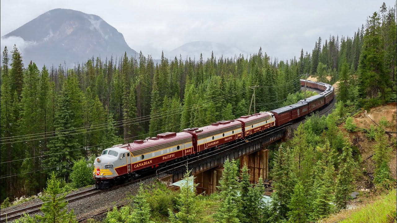 Kicking Horse to Crowsnest Part I - CPKC Royal Canadian Pacific - Lake Louise to Canal Flats