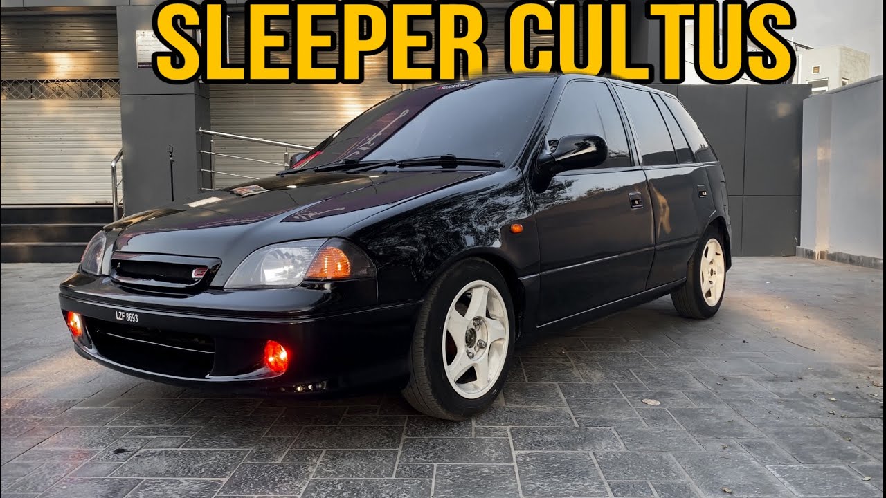 SUZUKI CULTUS SLEEPER BUILT CAR COMPLETELY MODIFIED ENGINE SWAP OWNERS REVIEW