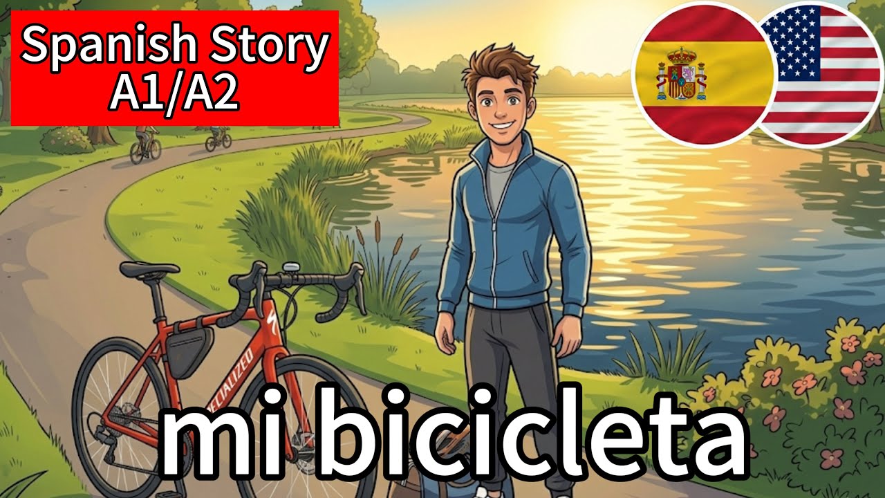 Spanish Story for Beginners 🇪🇸 A1/A2: mi bicicleta 🇪🇸 Spanish Listening Practice | Learn Spanish