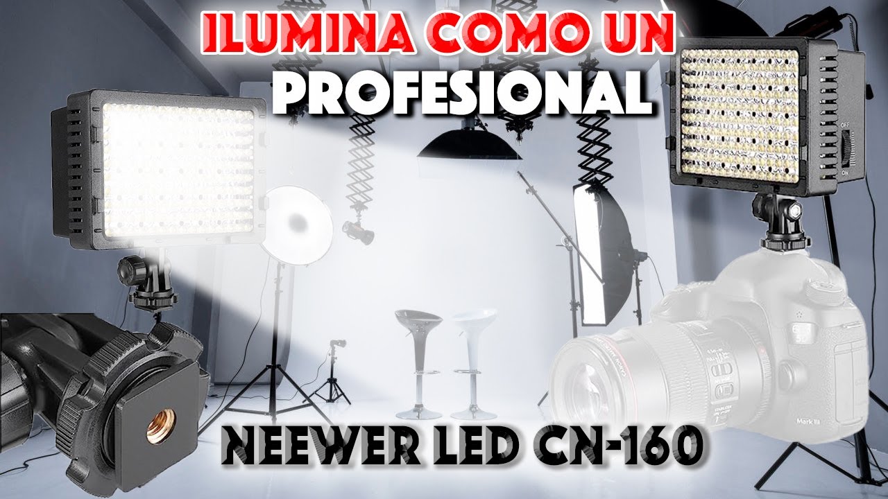 Reflector Neewer CN-160 💡📷 El Secreto para una Iluminaci&oacute;n Perfecta