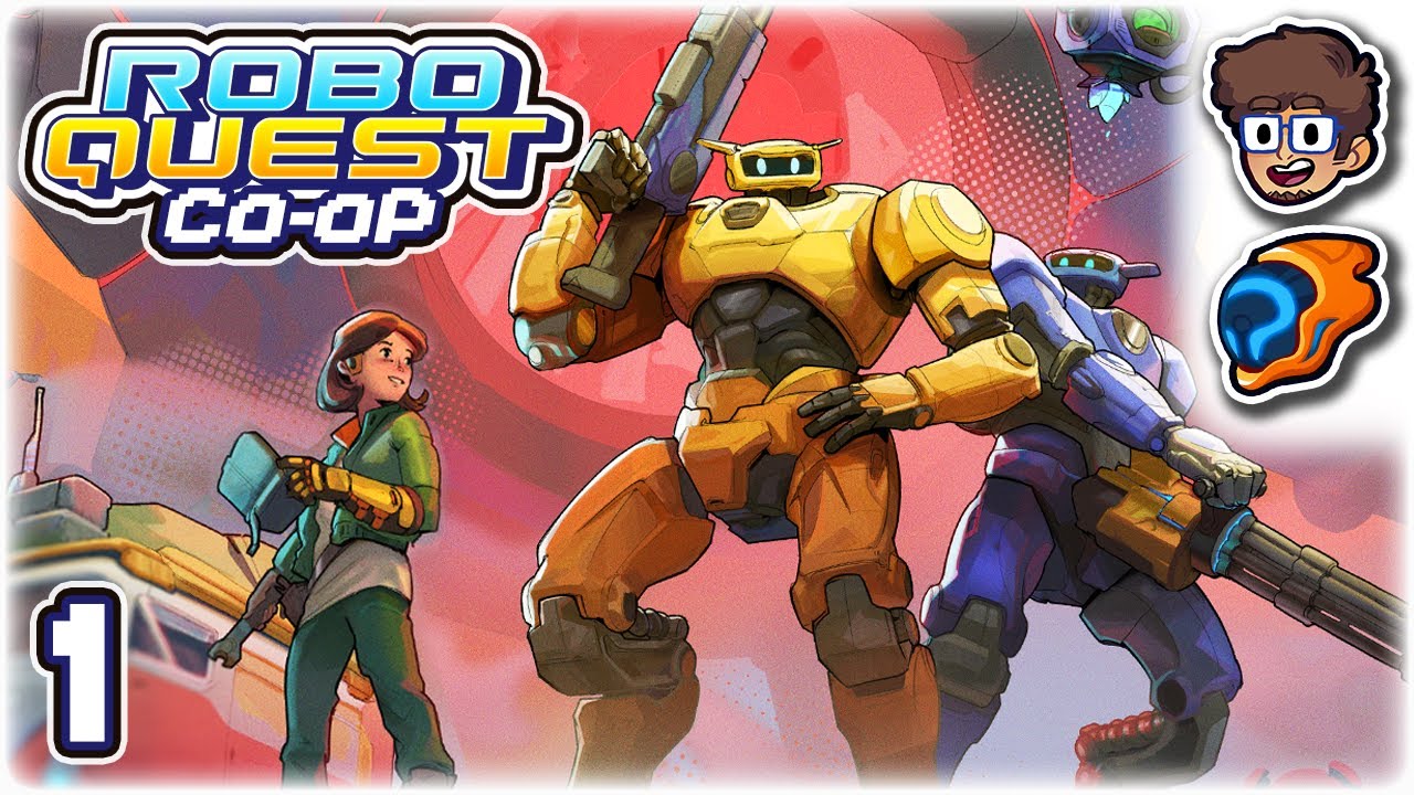 HIGH OCTANE CO-OP FPS ROGUELIKE!! | Let's Play Roboquest: Co-Op | Part 1 | ft @wanderbots