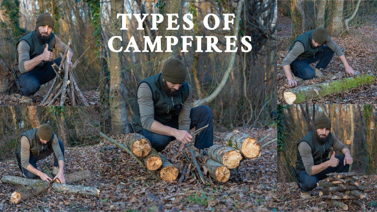 Types of Campfires / Ocaq Yandırma N&ouml;vləri #camping #bushcraft #outdoors