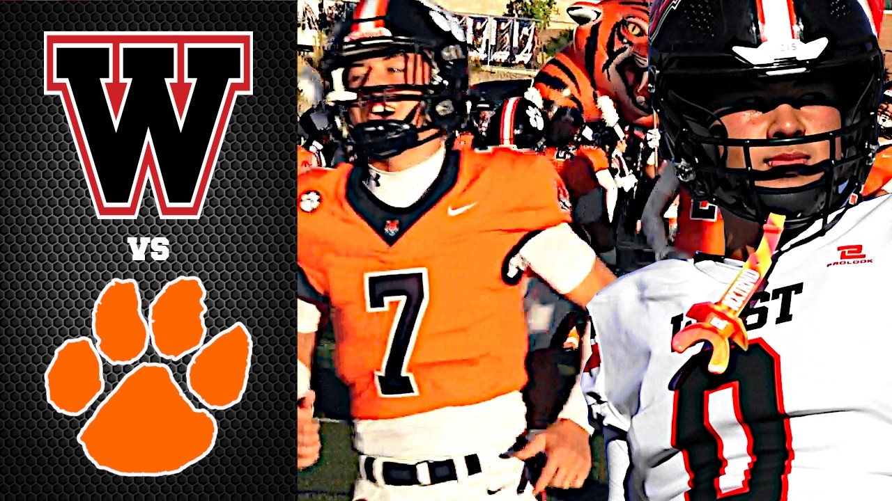 Utah High School Football: West Panthers ⚫🔴 vs Brighton Bengals 🟠🔵🐯Highlights 2026