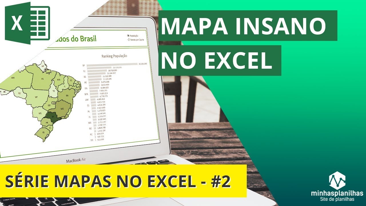 Mapa Insano no Excel - #2 - Série Como criar Mapa no Excel