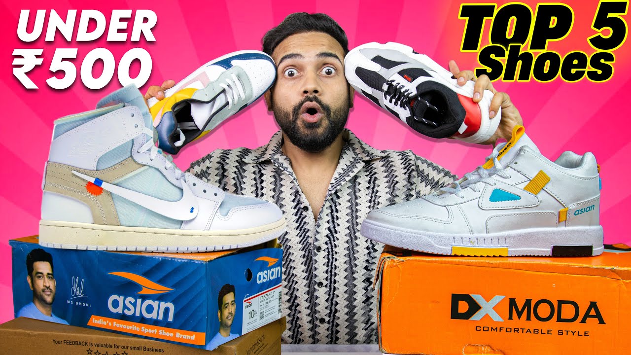 TOP 5 Shoes Under ₹500 || Best Sneakers Shoes For Boys ₹500