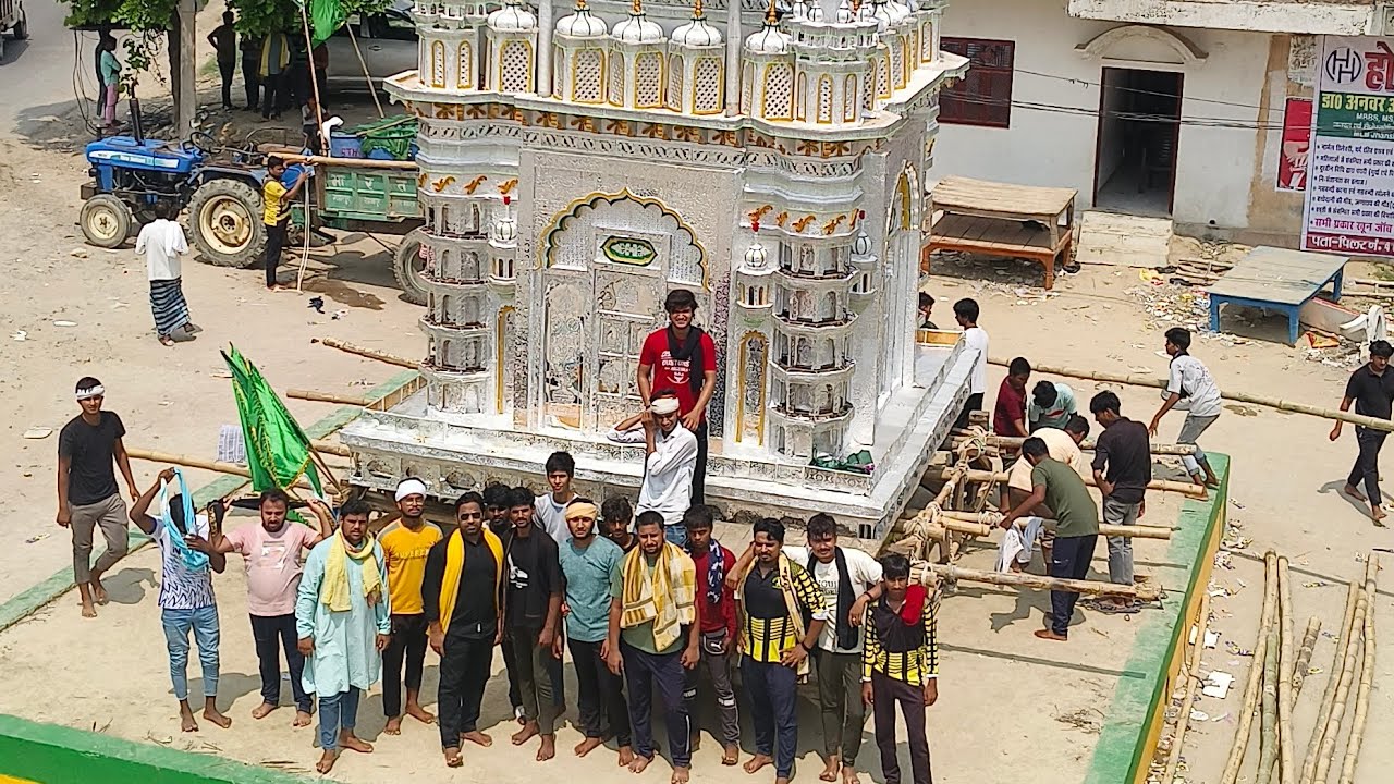 शहाबपुर की ताजिया  (   TAJIYA OF  SHAHABPUR  ) #2024 #moharram #tajiya #nohas #noha2023