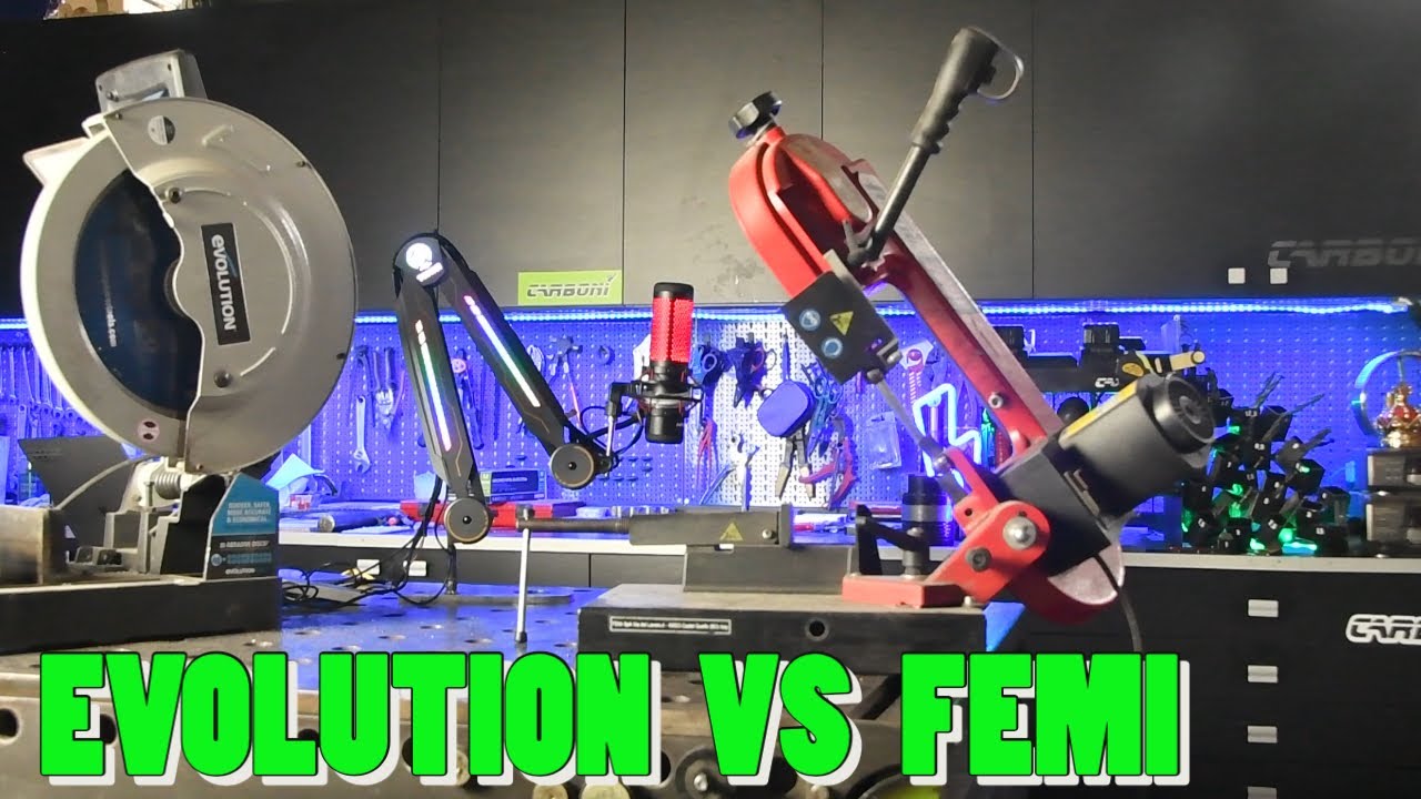 TRONCATRICI PER METALLO A CONFRONTO(evolution raptor , femi 780 p )