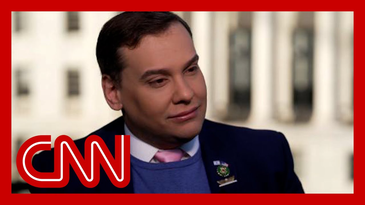 CNN reporter confronts George Santos about his lies