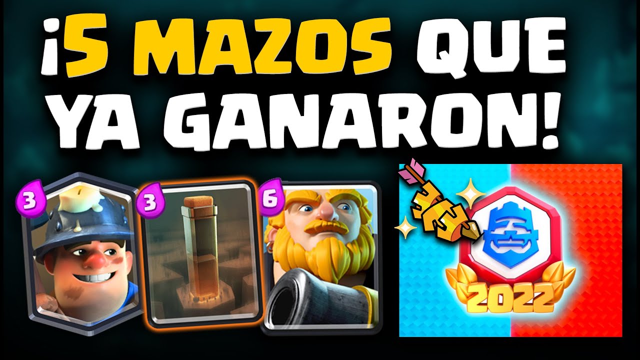 5 MAZOS QUE YA HAN GANADO EL DESAFÍO DE 20 VICTORIAS! | Clash Royale Malcaide