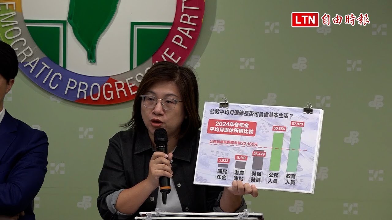現職軍公教恐領不到退休金！民進黨轟：藍白扼殺年改不要臉