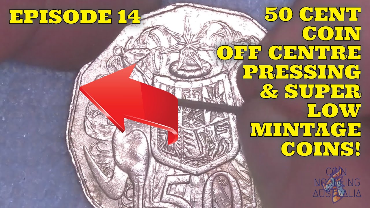 Ep14 - 50 Cent Coins - An Off Centre Pressing Never Before Seen! #CoinsCardsAndCollectablesAustralia