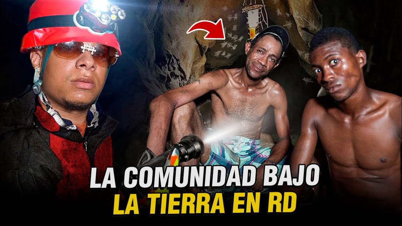 UNA COMUNIDAD DEBAJO DE LA TIERRA EN SANTO DOMINGO ! Viven más de 100 personas