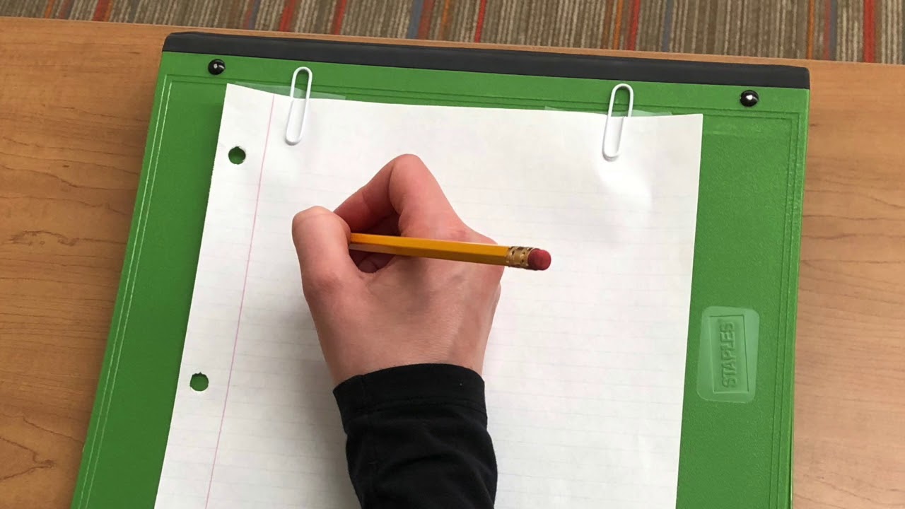 Informal Handwriting Assessment