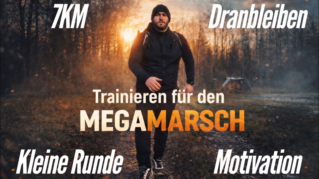 Einfach rausgehen – 7 km Training für den MEGAMARSCH | Die Bushketiere | Road to Megamarsch