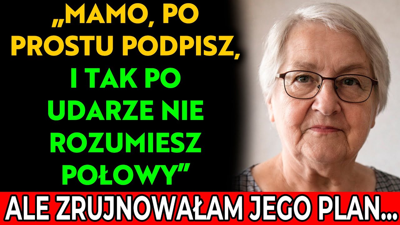 Chwila, gdy pojęłam, że plan mojego syna na moje dziedzictwo runął