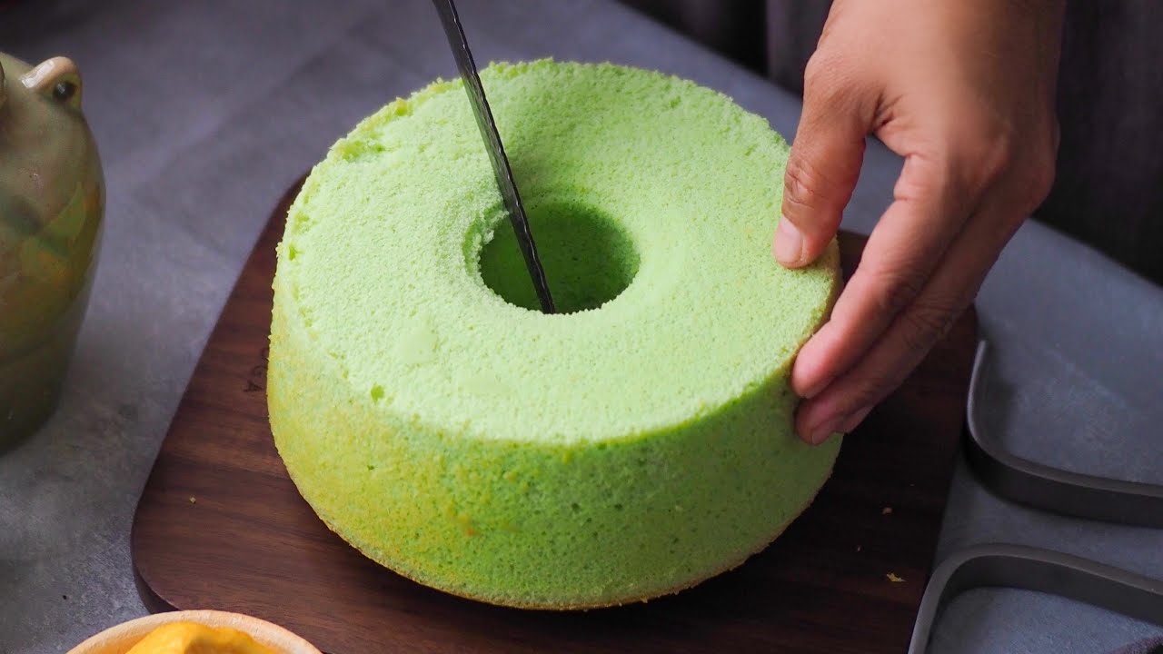 The Best Pandan Chiffon Cake #homemade Pandan Extract